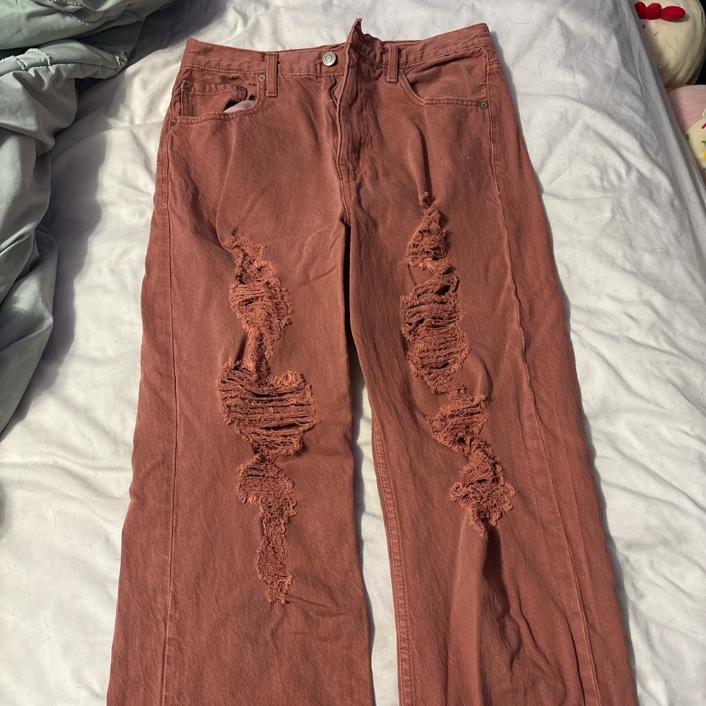 Aeropostale 90's Baggy Jeans in Rust